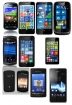 Restos de teléfonos inteligentes Appel, Sony, Motorola, Nokia, HTC, Samsung, LG, Huawei.photo2